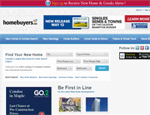 Tablet Screenshot of homebuyers.com